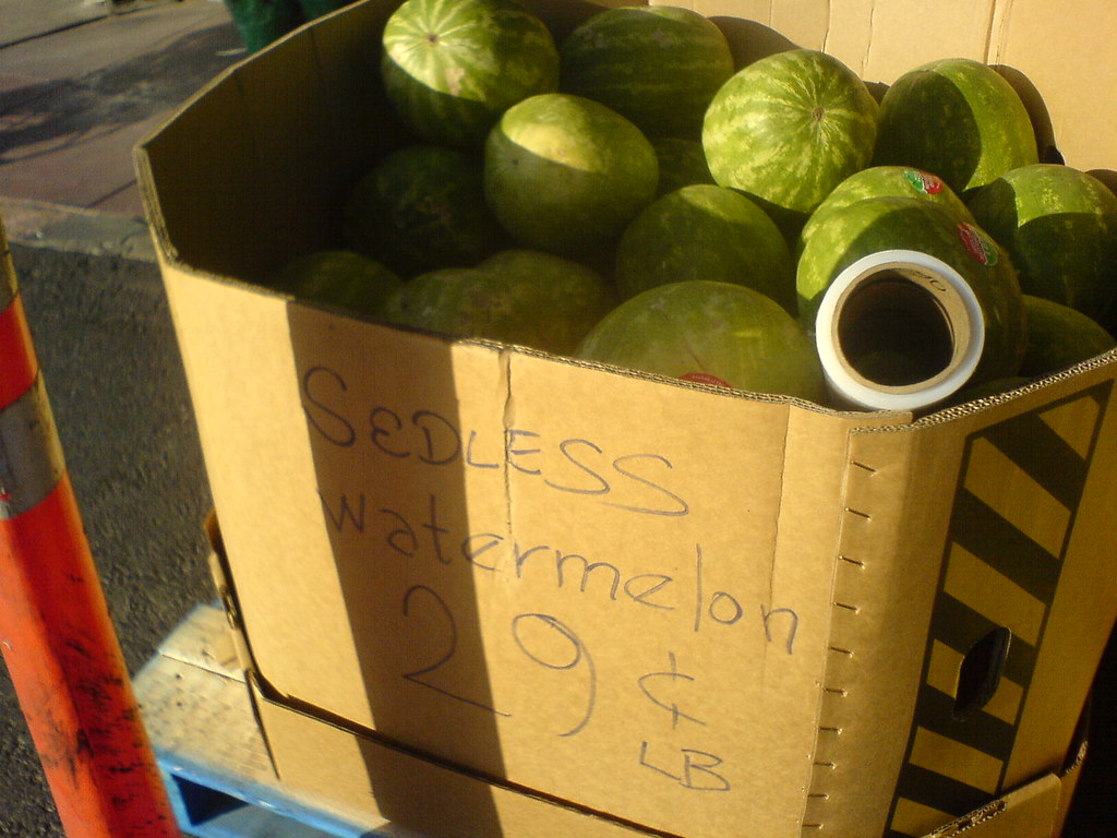SEDLESS watermelon