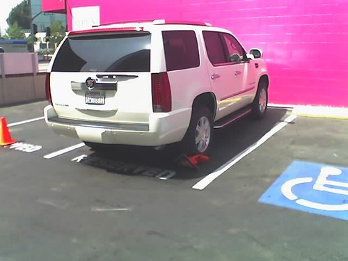 Fuck you, your reserved space and your cone