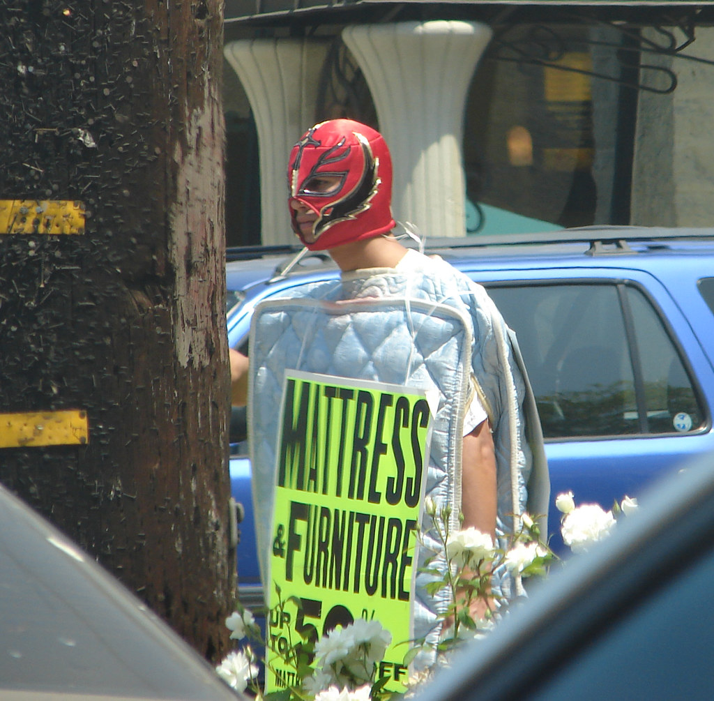 Masked Mattress Man