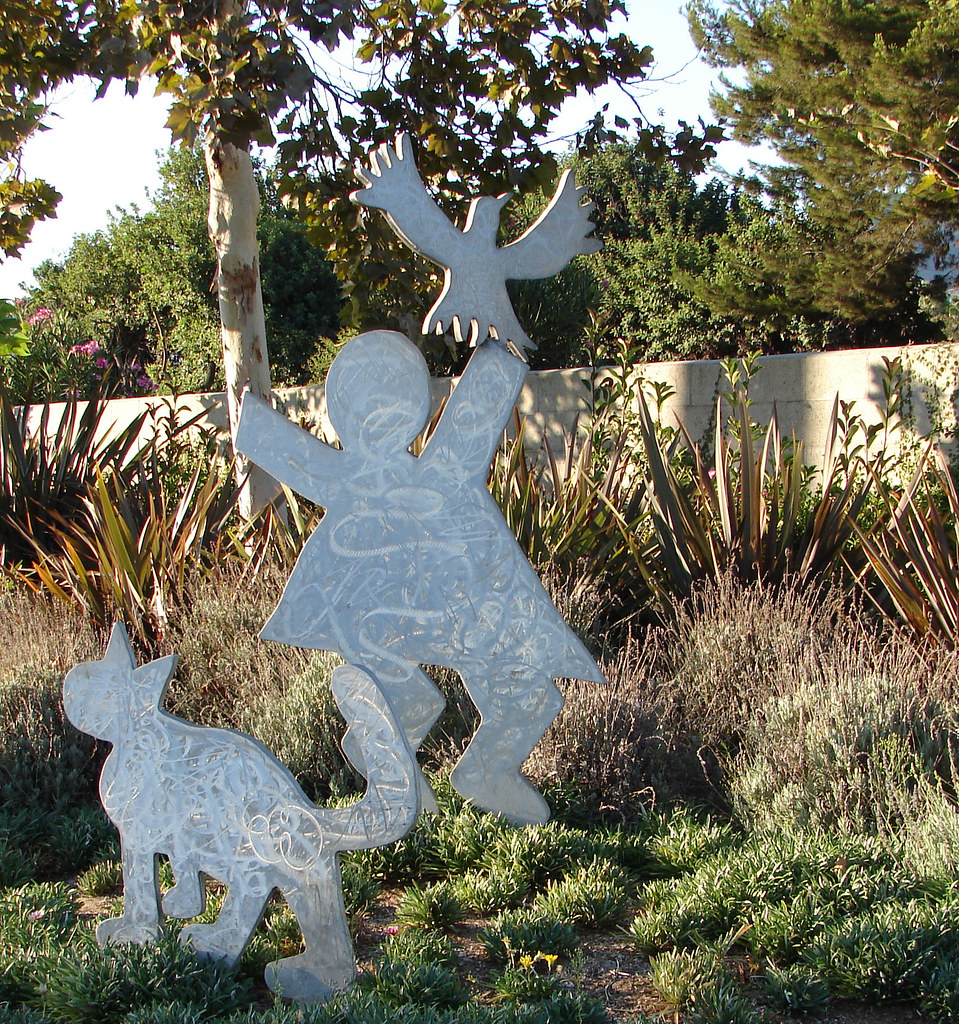 Cut out kid and animals