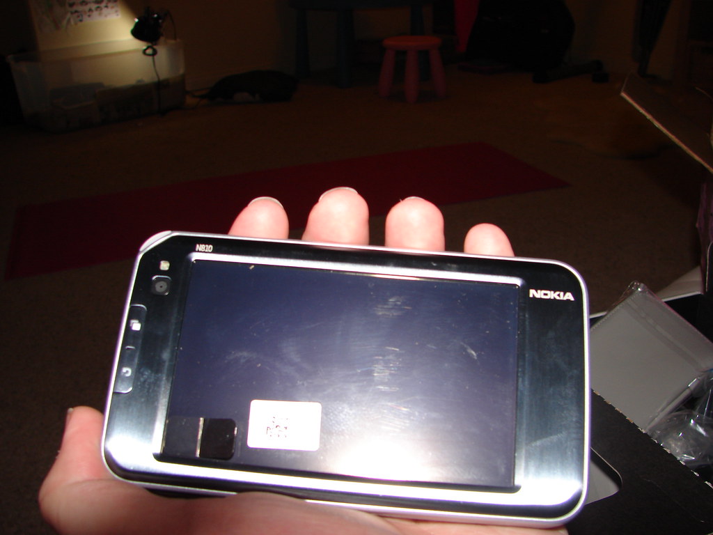 Look, I didn't take the screen protector off.
