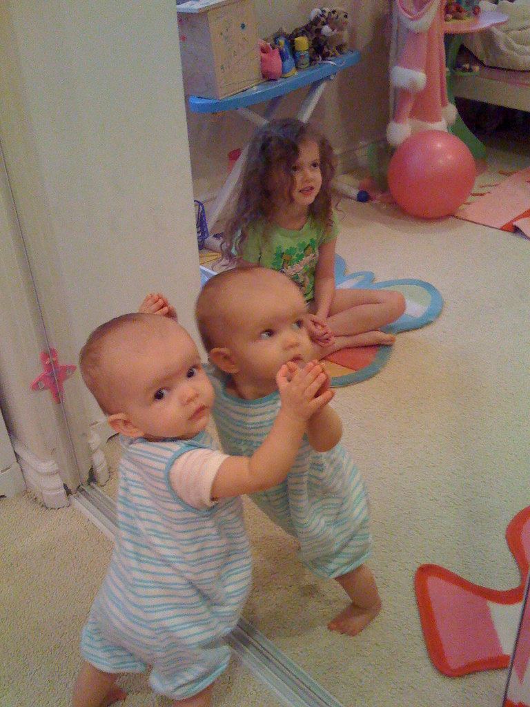 Daddy, who's this strange baby?