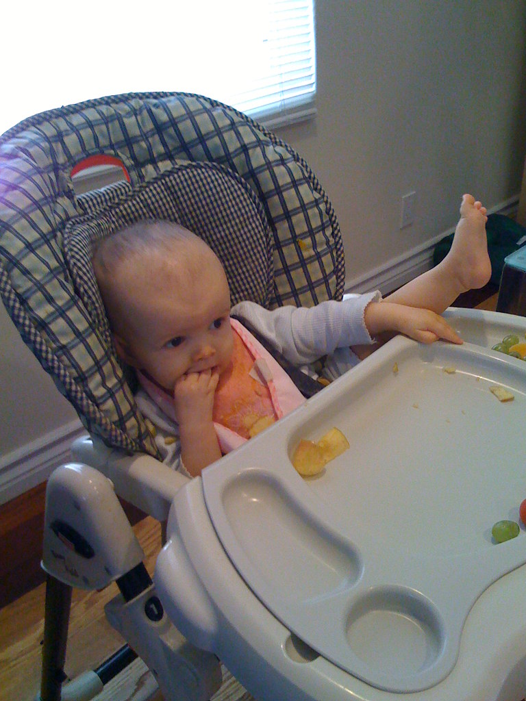 Chilling out with the finger foods.