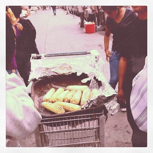 Shopping cart corn.
