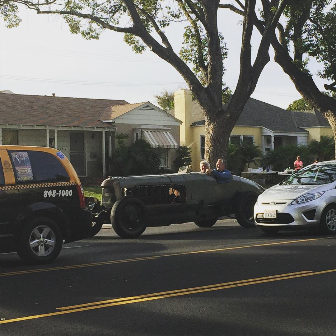 The chances of just randomly seeing Jay Leno drive past in a mental car will be significantly reduced after we move next week.