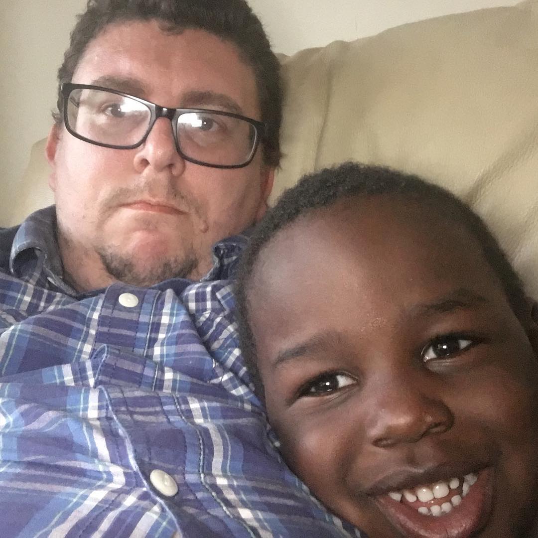 We're watching the match and trying to work out if he's going to play for England or the USA.