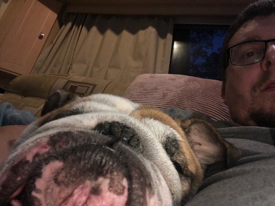 Chilling between feeds.